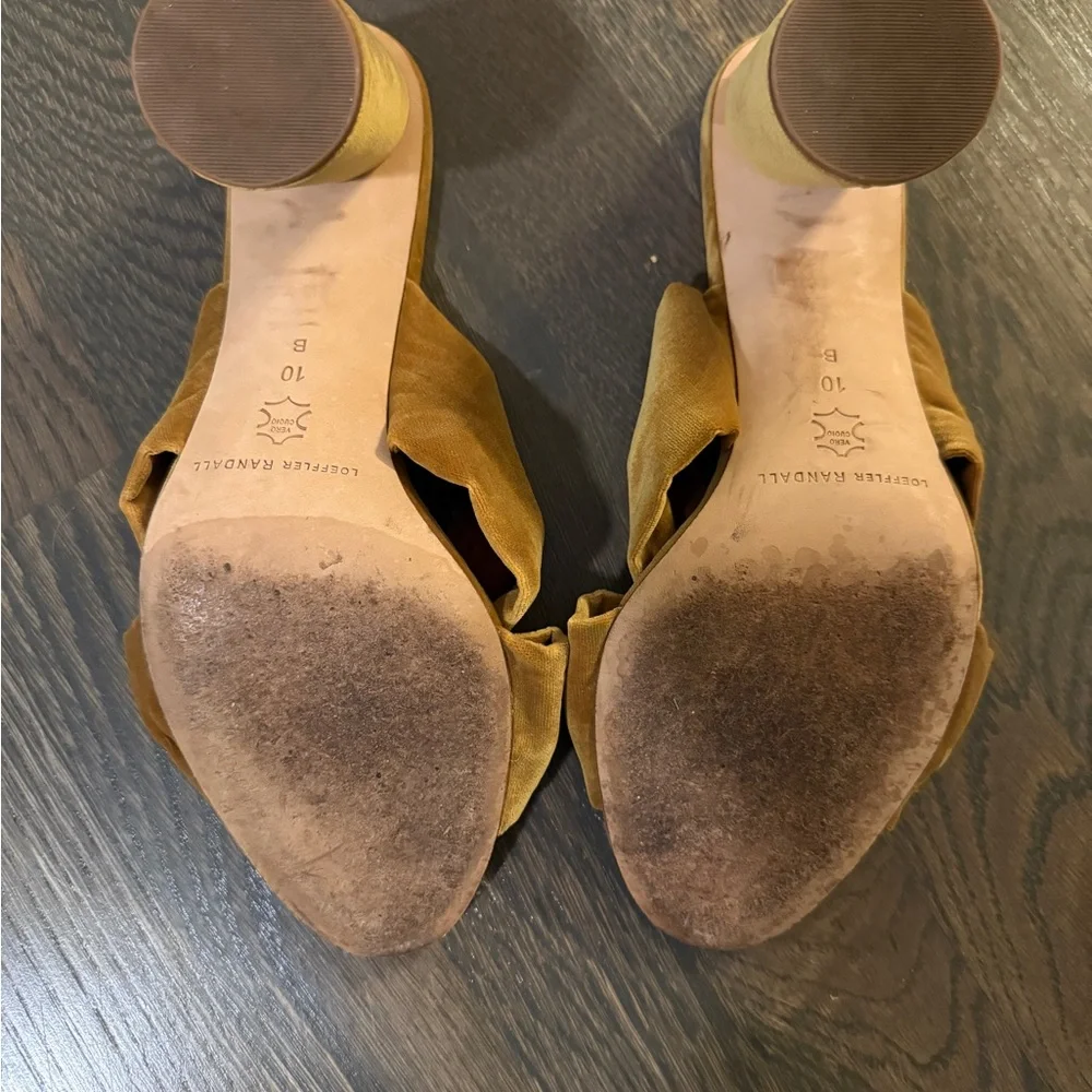 Loeffler Randall Coco Block Heels Bow Knot Slide - Picture 5 of 7